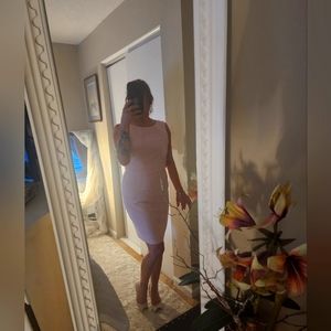 Pale Pink Sheath dress by Kasper, size 4p.